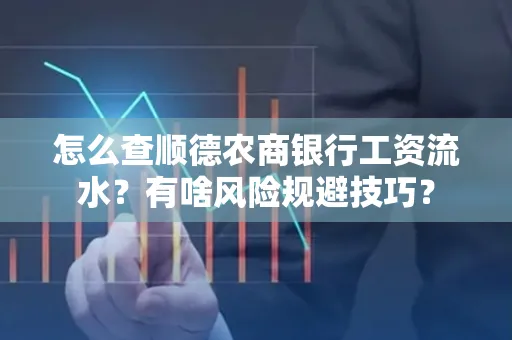 怎么查顺德农商银行工资流水？有啥风险规避技巧？